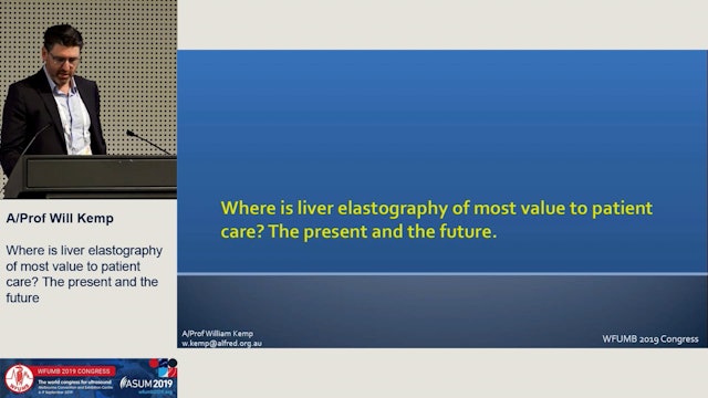 Where is liver elastography of most value? The present and the future