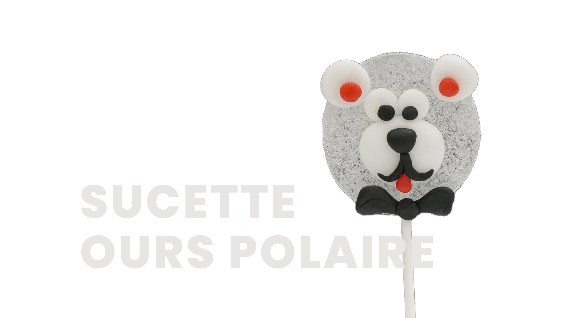 Sucette ours polaire