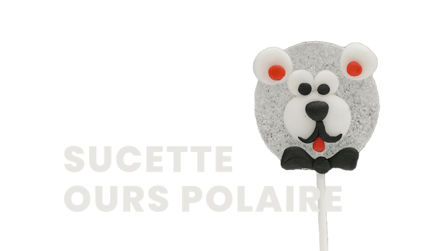 Sucette ours polaire