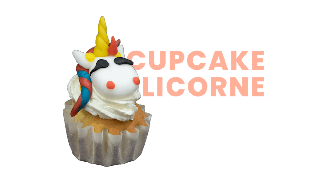 Cupcake licorne