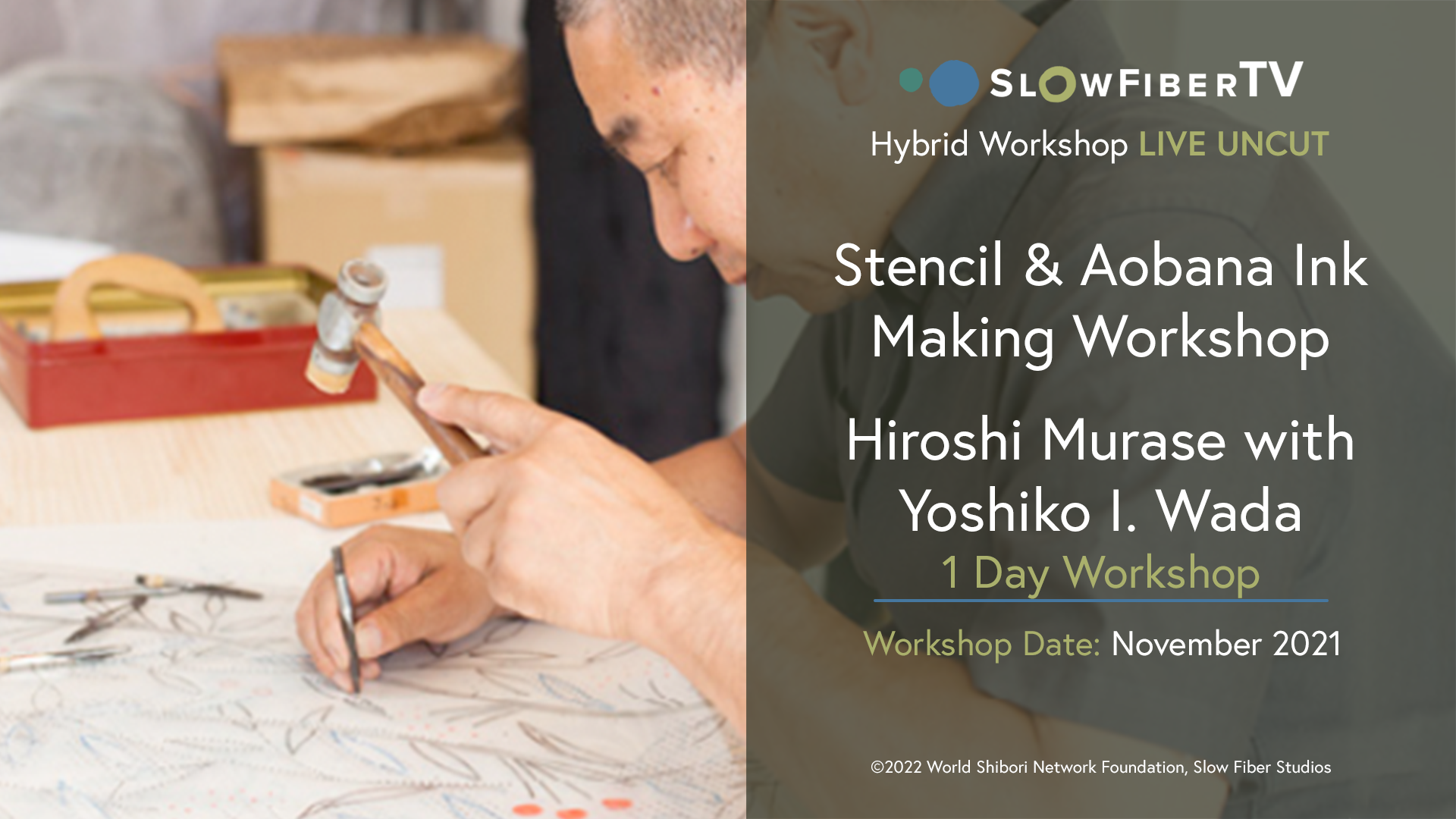 Stencil and Aobana Ink Making