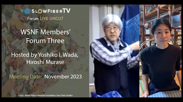 WSNF Forum 3 - November 2023