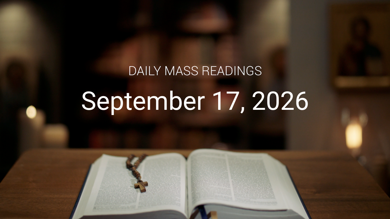 September 17, 2026 | Daily Mass Readings