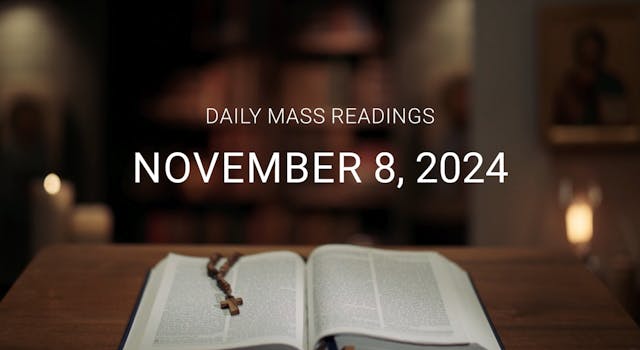 November 8, 2024 | Daily Mass Readings