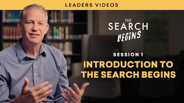 Episode 1 | The Search Begins Leader's Video with Jim Beckman