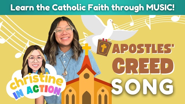 Apostles Creed Song | Christine in Action