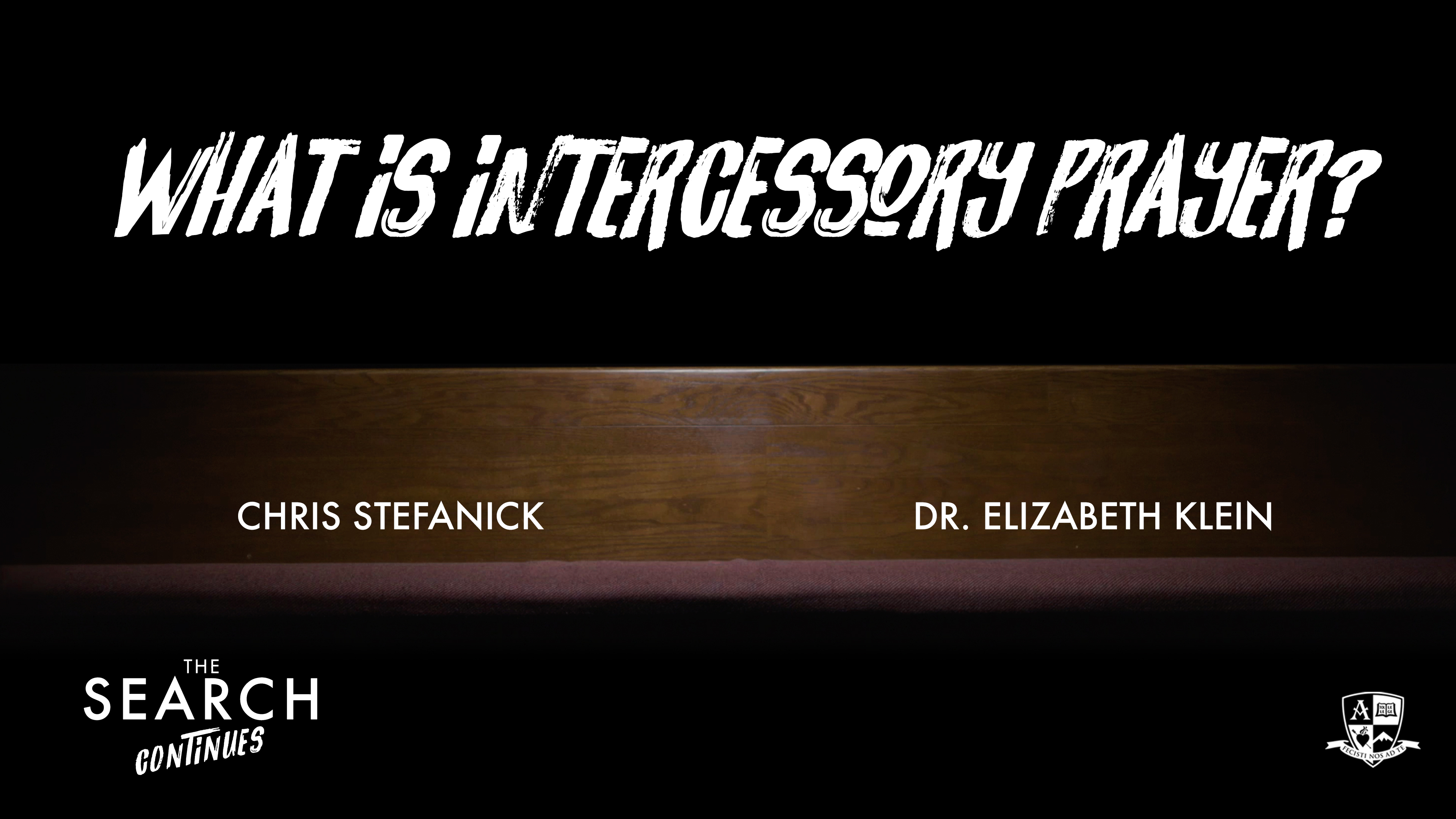 What is Intercessory Prayer?
