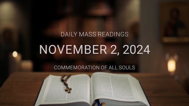 November 2, 2024 — Commemoration of A...