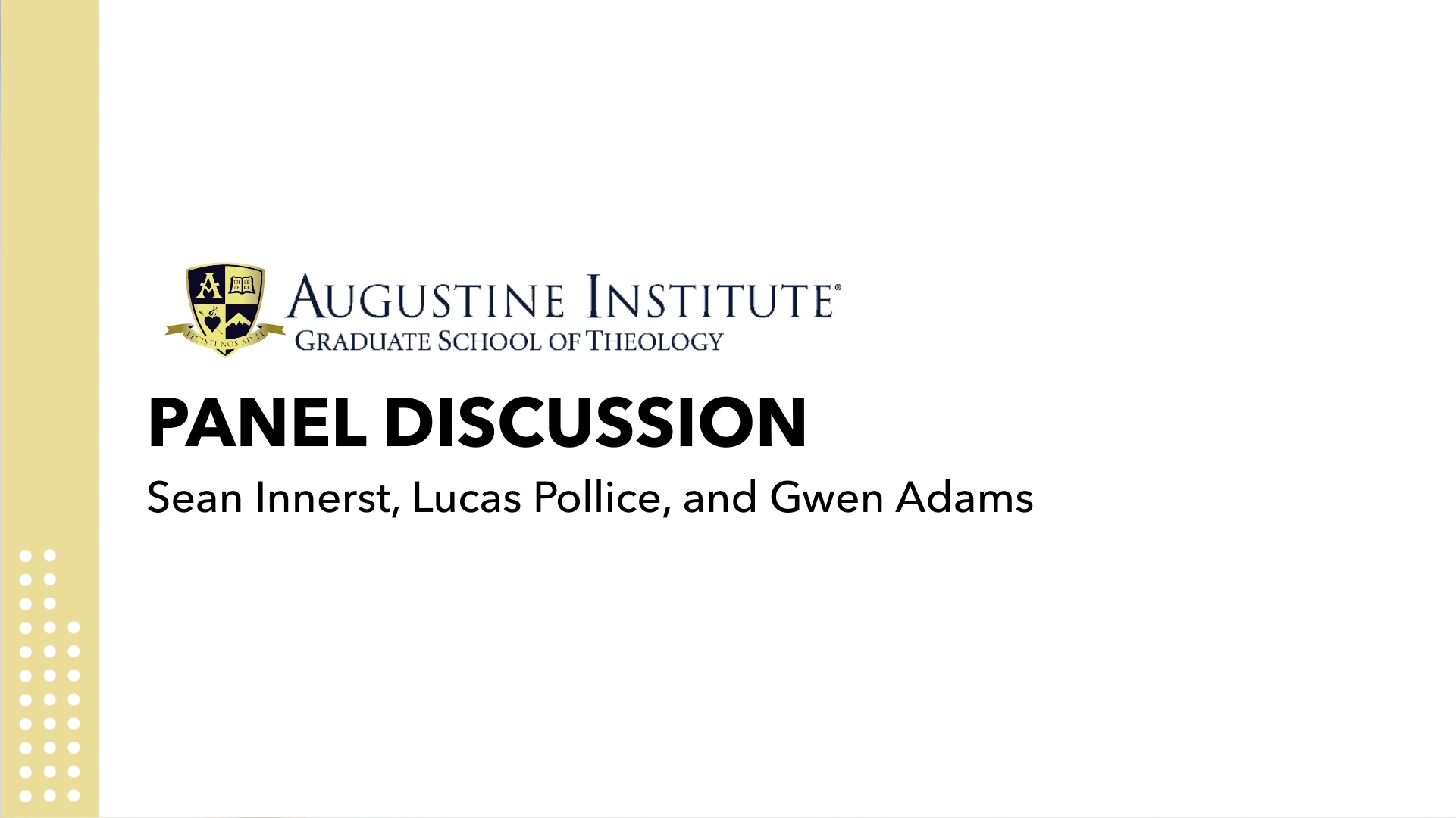 Lay Leaders Conference 2022 - Panel Discussion