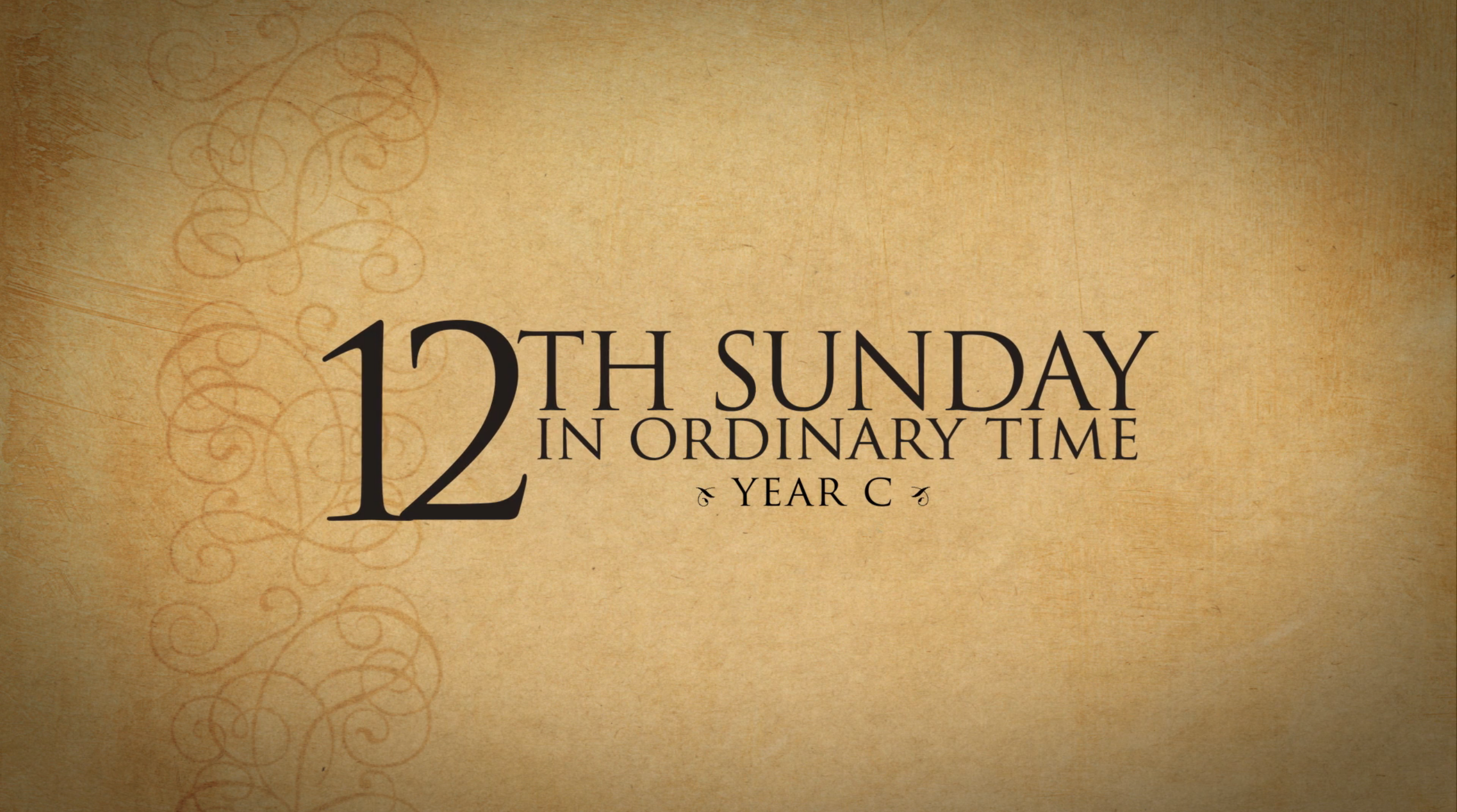 12th Sunday in Ordinary Time