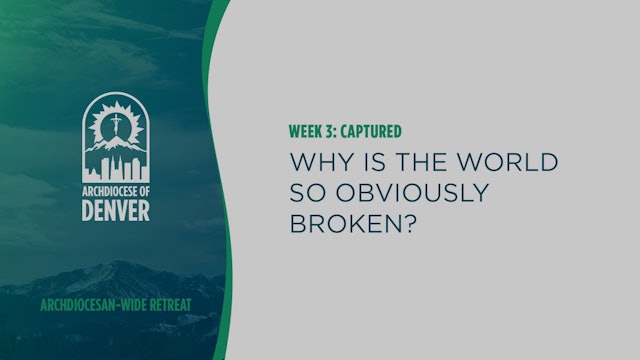 Week 3: Captured - Why is the World so Obviously Broken?