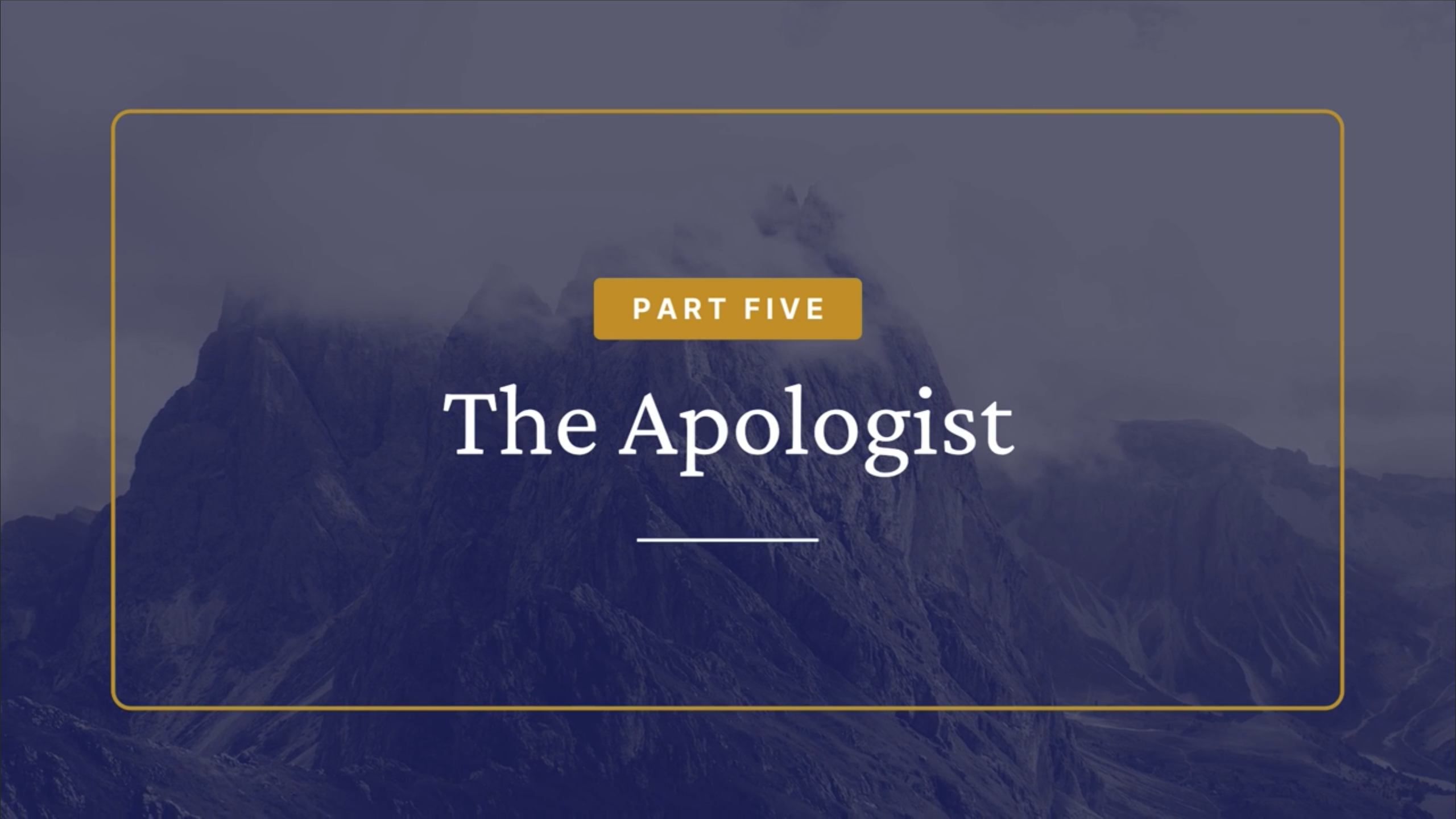 The Apologist