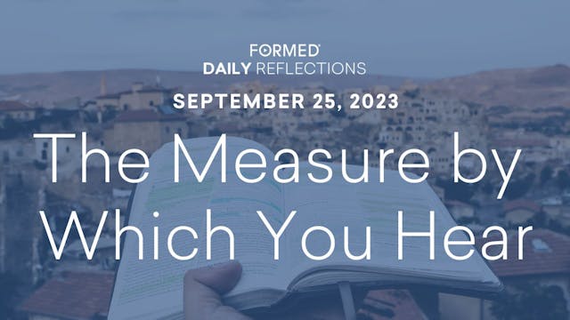 Daily Reflections — September 25, 2023
