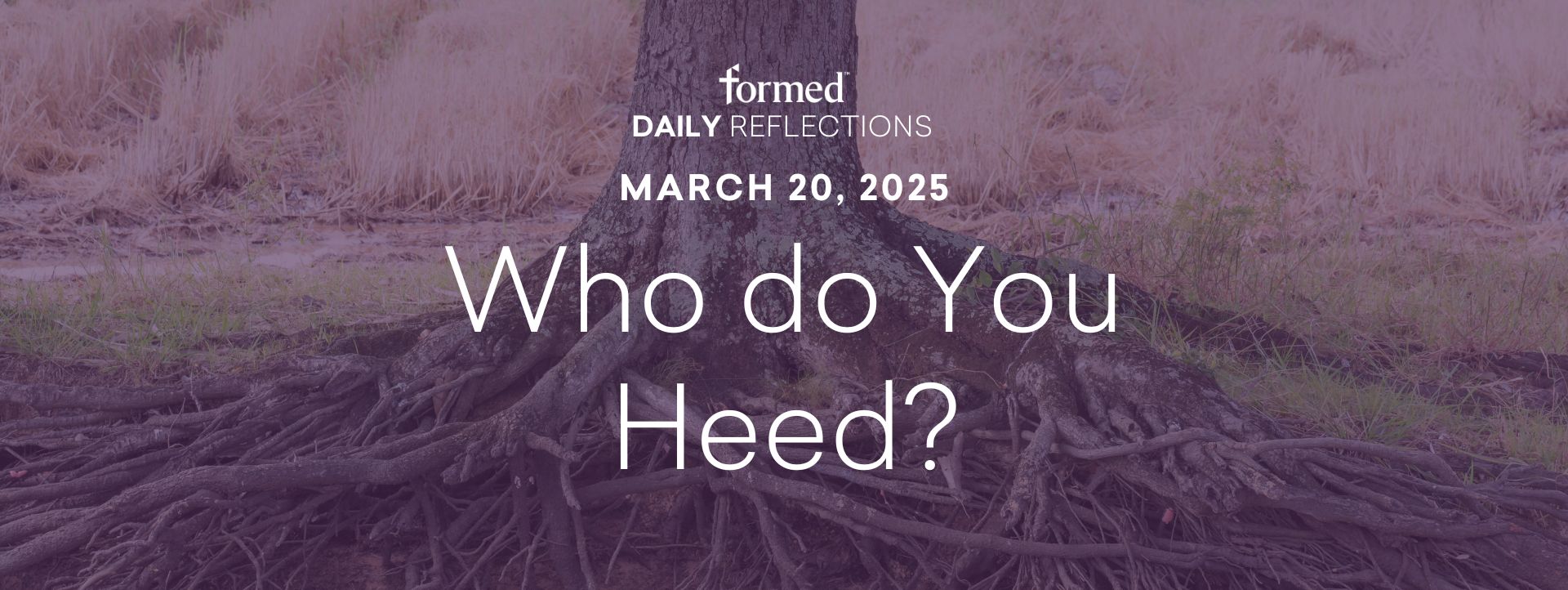 Lenten Daily Reflections — March 20, 2025