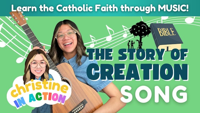 The Story of Creation Song | Christine in Action