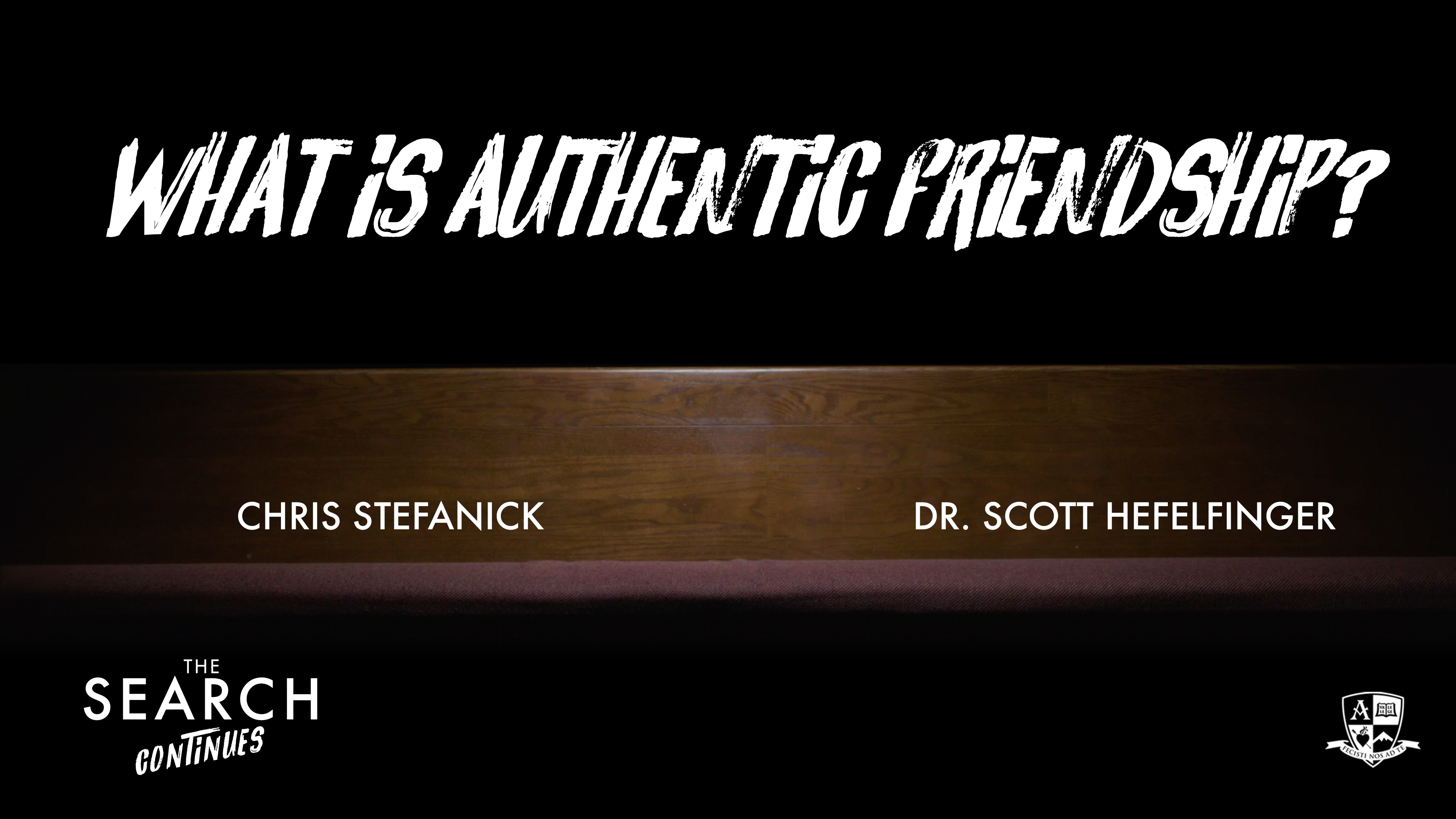 What is Authentic Friendship?