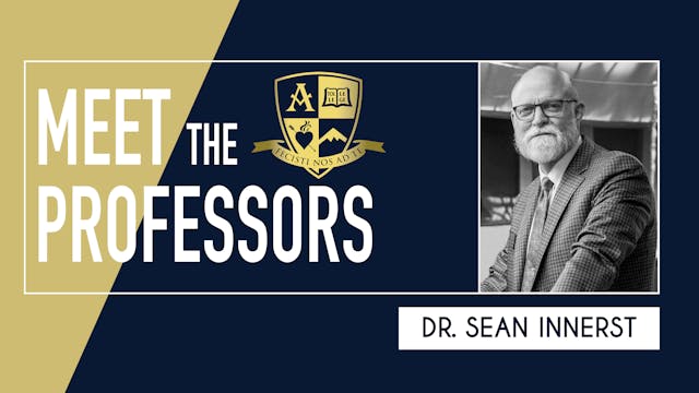 Meet the Professors: Dr. Sean Innerst