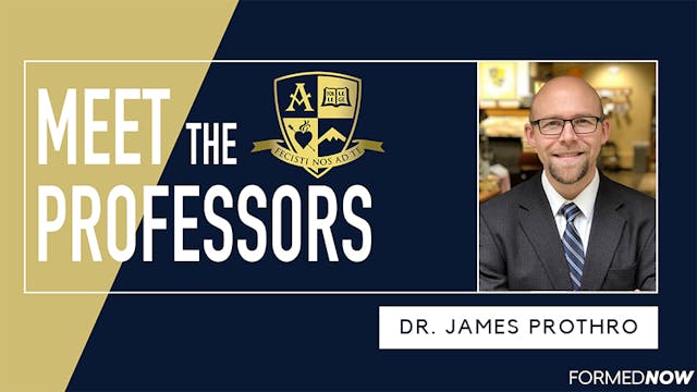 Meet the Professors: Dr. James Prothro