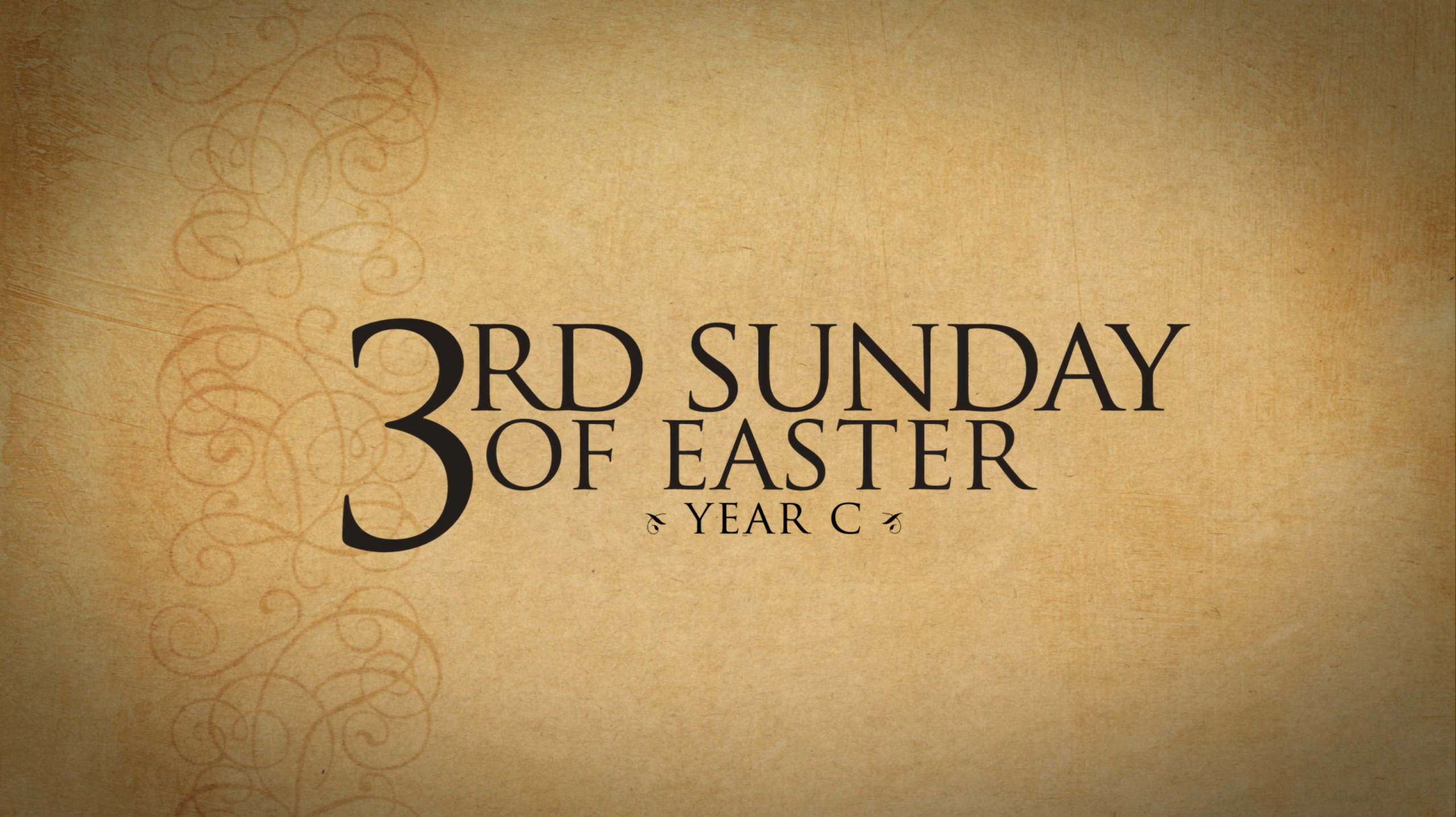 3rd Sunday of Easter—May 5, 2019