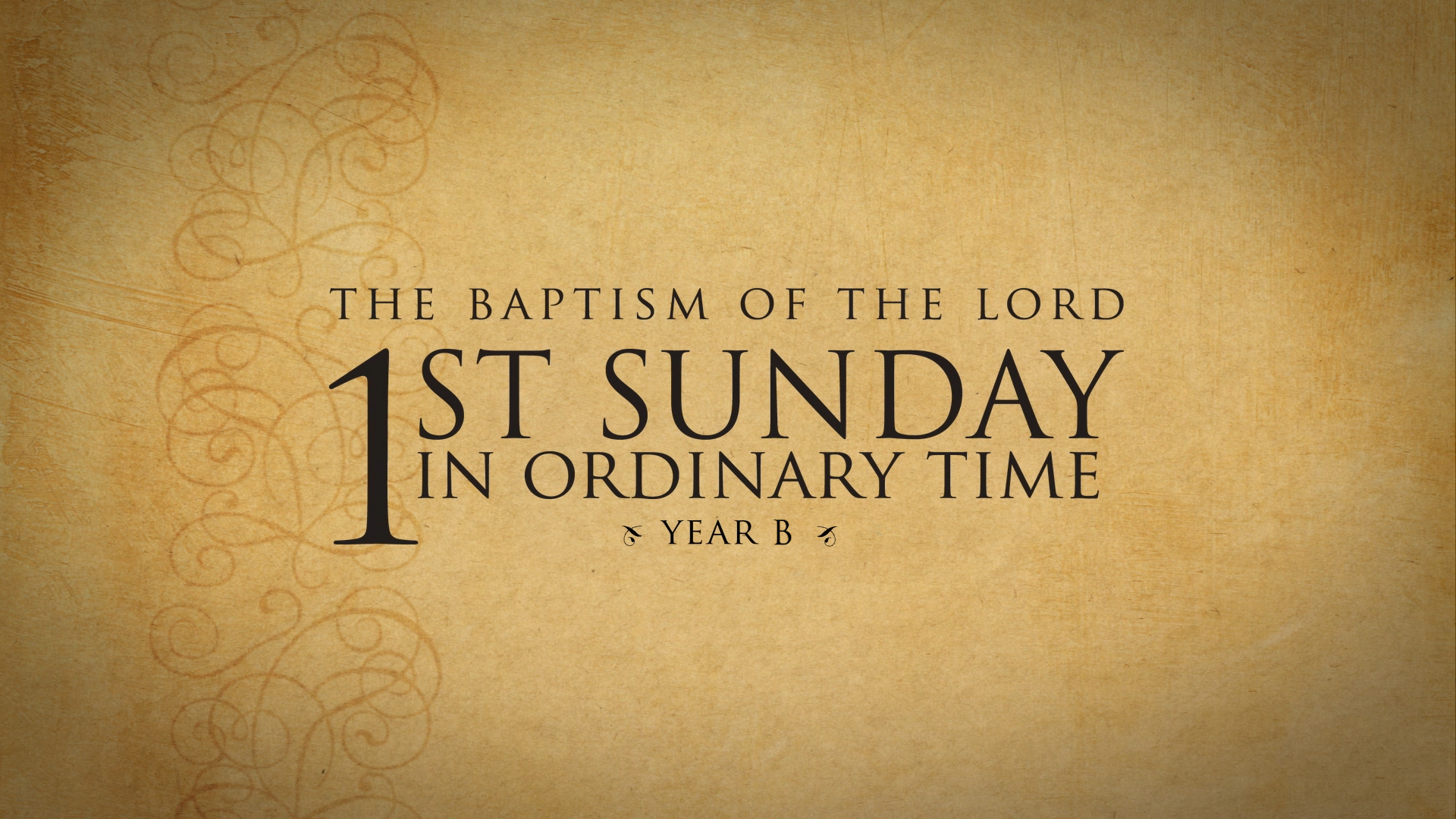 The Baptism of the Lord (Year B)