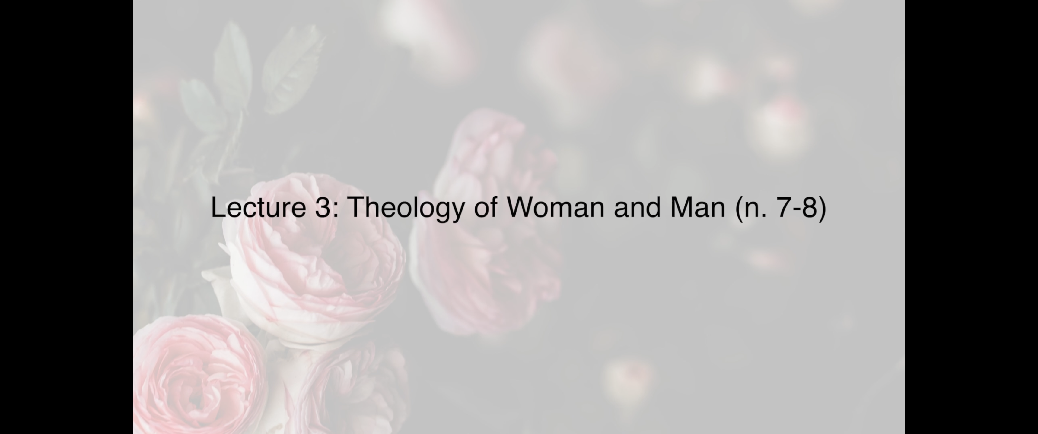 Letter of Pope John Paul II to Women - Part 3 | Given Institute
