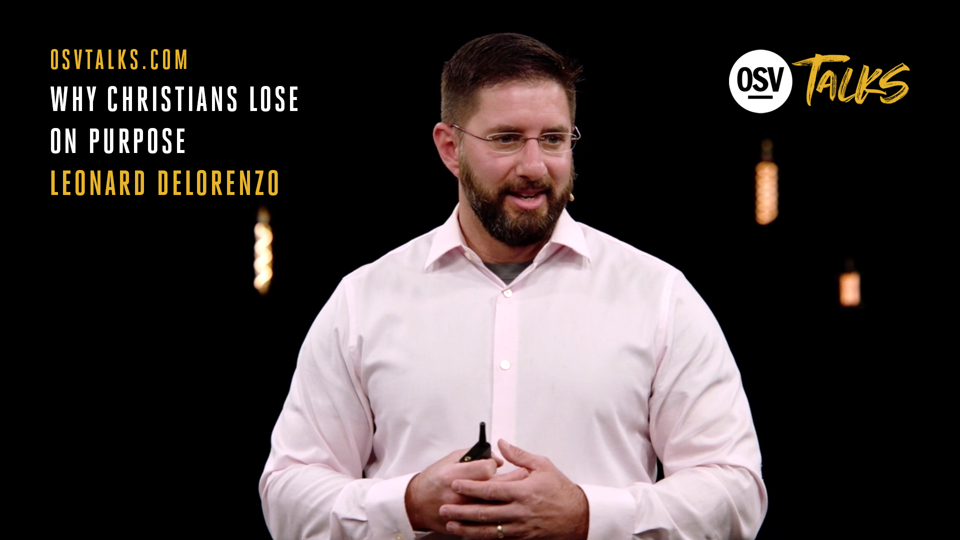 Why Christians Lose on Purpose with Leonard DeLorenzo