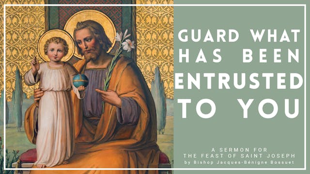 Guard What Has Been Entrusted To You ...
