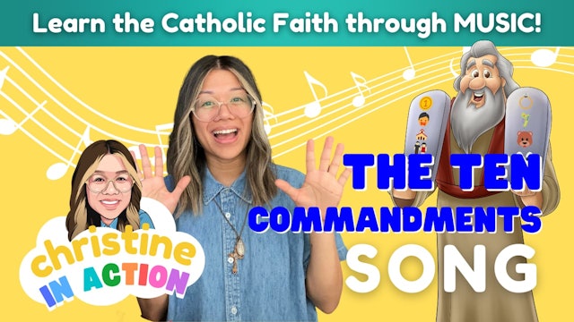 The Ten Commandments Song | Christine in Action
