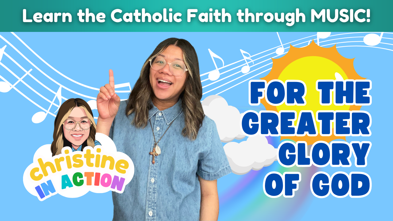 For The Greater Glory Of God Song | Christine In Action
