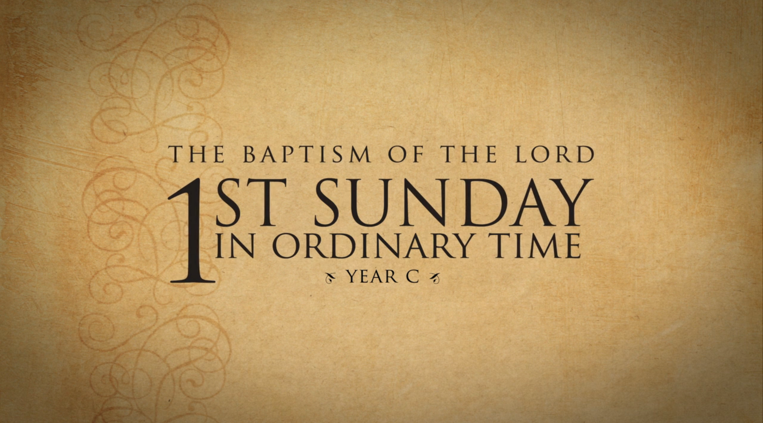 Baptism of the Lord—January 13, 2019