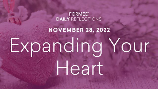 Daily Reflections – November 28, 2022