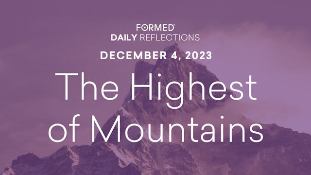 Daily Reflections — December 4, 2023