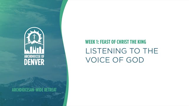 Week 1: Feast of Christ the King - Li...