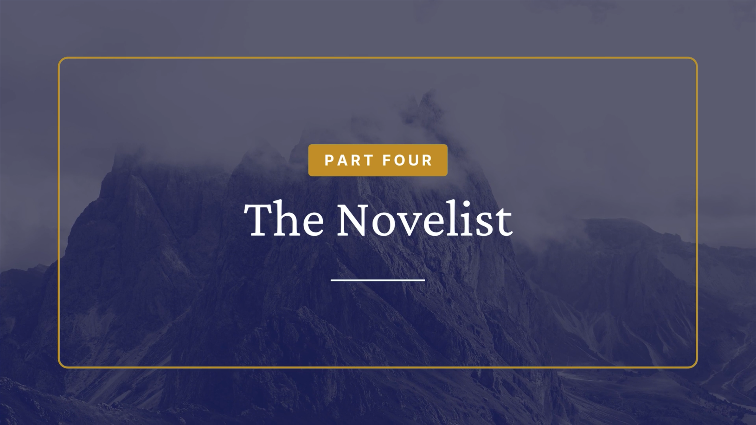 The Novelist
