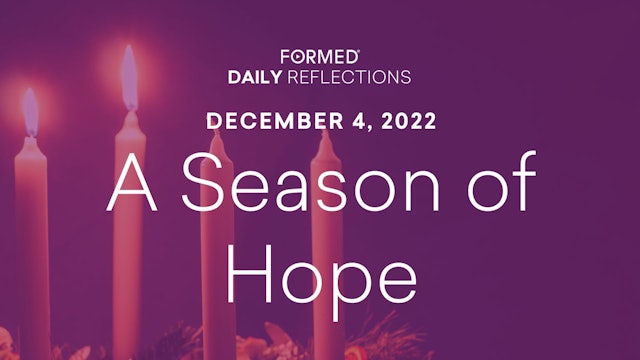 Daily Reflections – Second Sunday of Advent – December 4, 2022