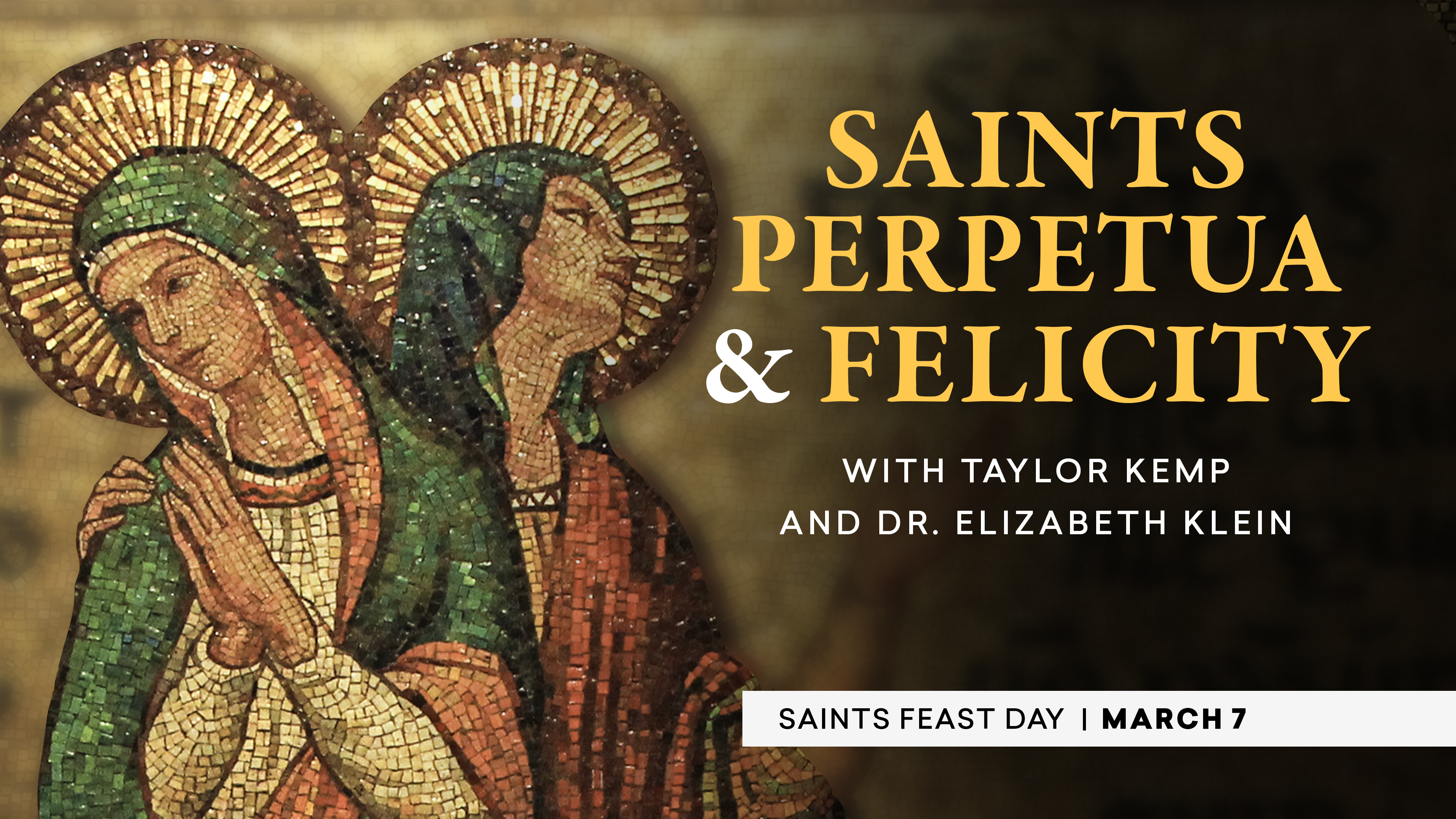 Sts. Perpetua & Felicity | Catholic Saints