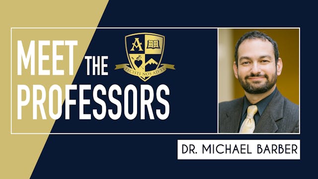 Meet the Professors: Dr. Michael Barber
