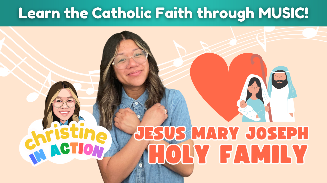 Jesus Mary Joseph Holy Family | Christine In Action