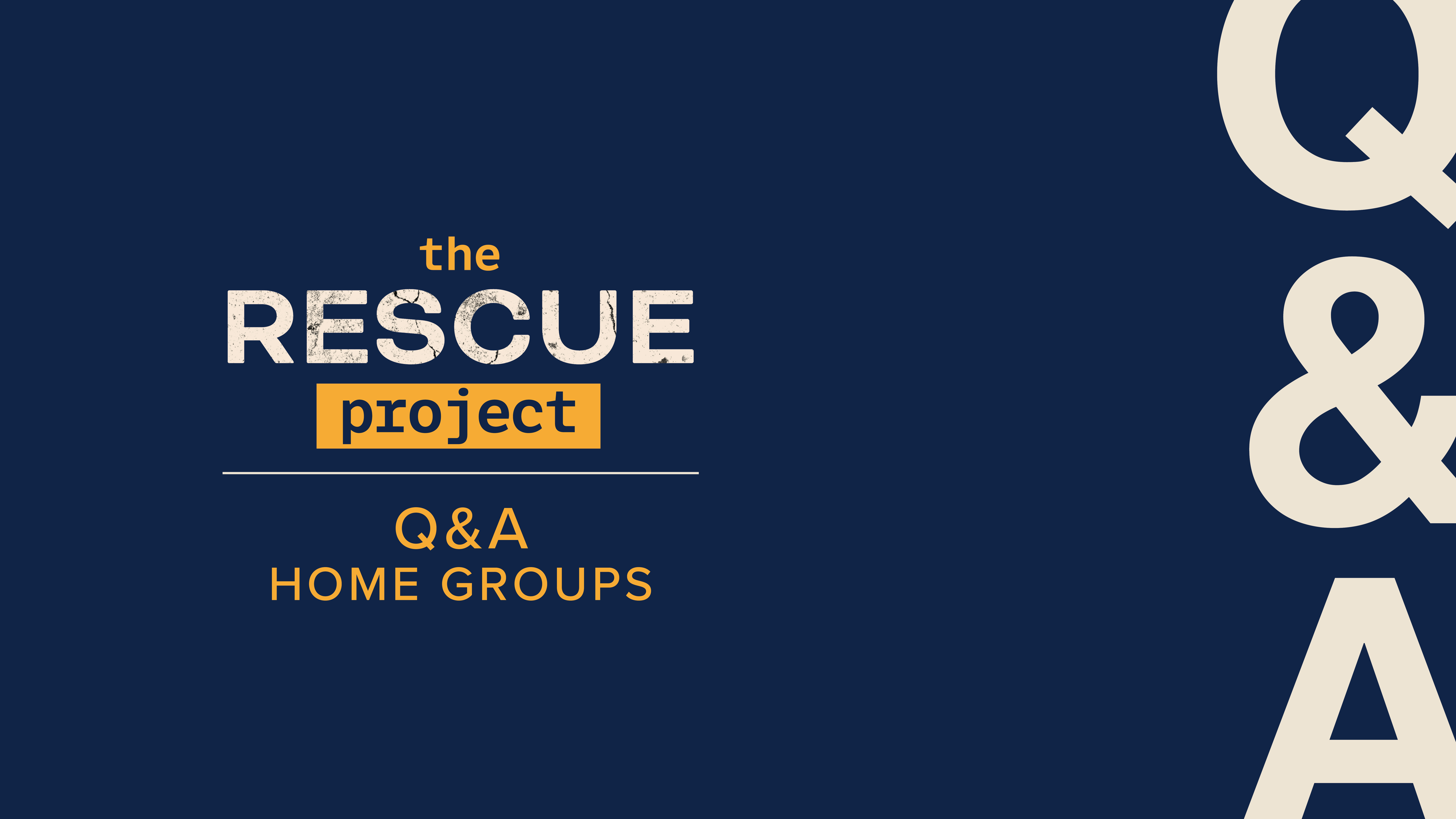 Home Groups | Question and Answer