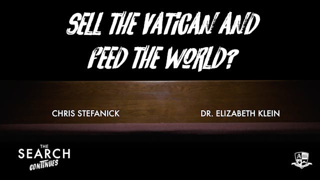 Sell the Vatican and Feed the World?