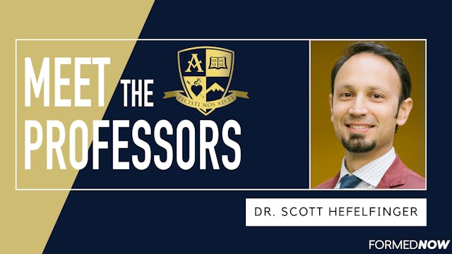 Meet the Professors: Dr. Scott Hefelf...