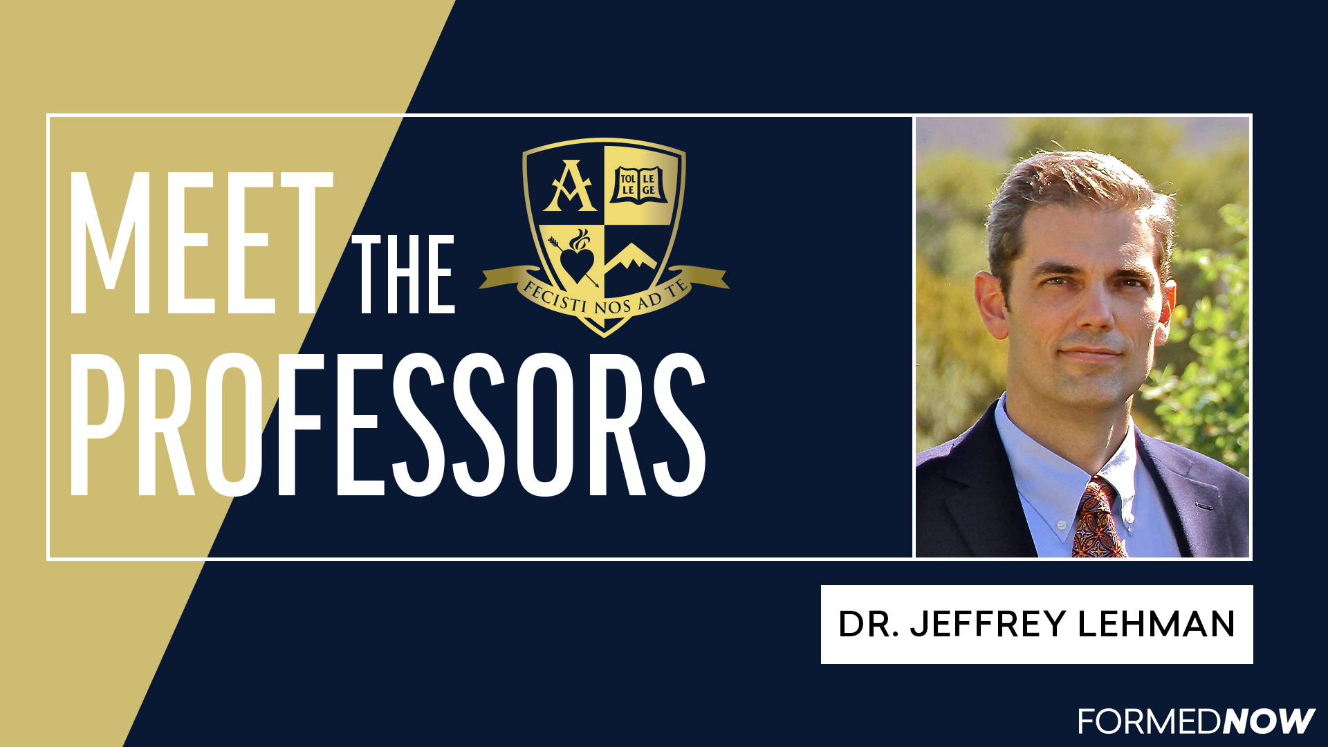 Dr. Jeffrey Lehman | Meet the Professors