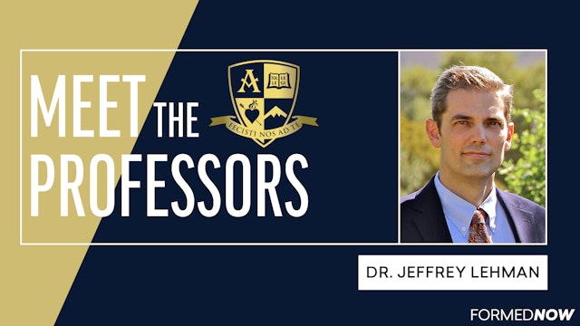 Dr. Jeffrey Lehman | Meet the Professors