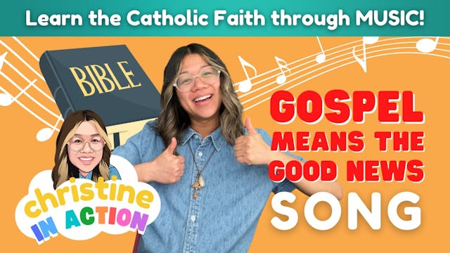 Gospel Means The Good News Song | Chr...
