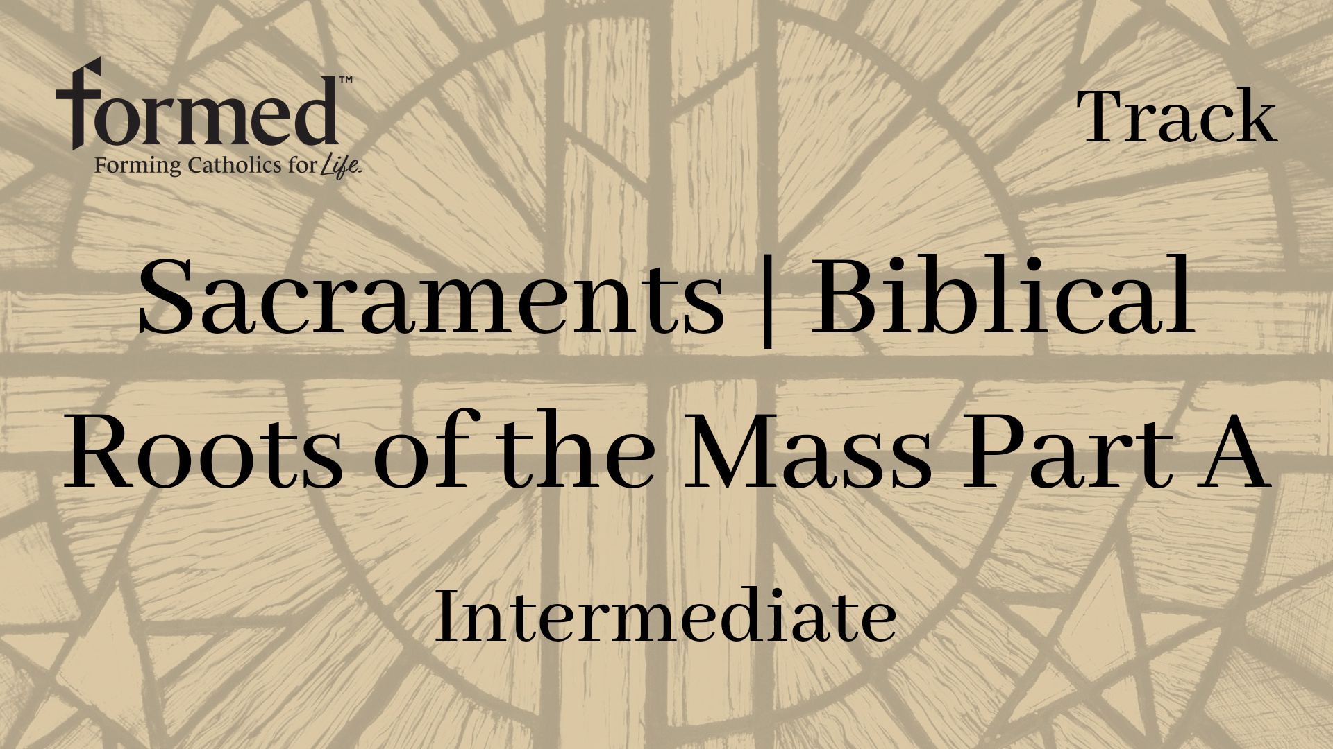 Sacraments | Biblical Roots of the Mass Part A