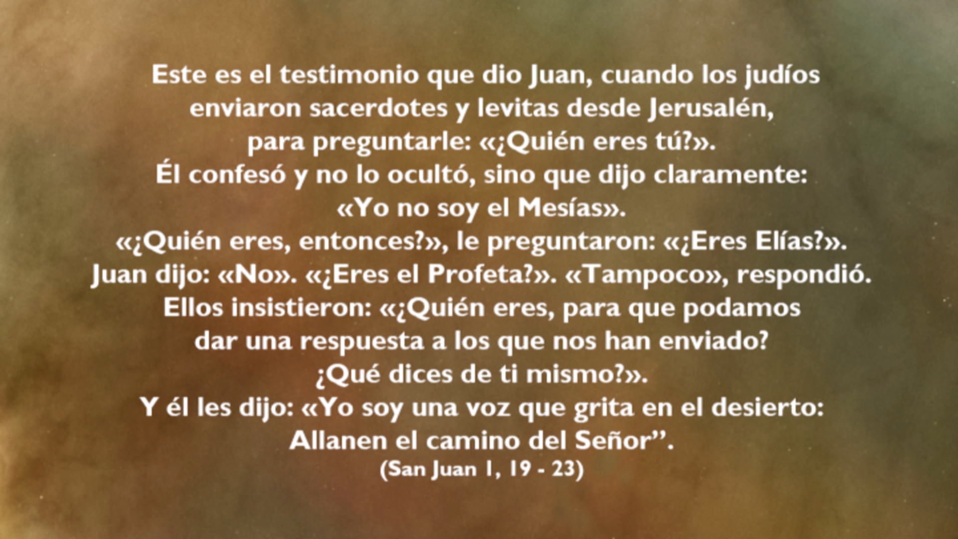 Juan el Bautista y Jesús