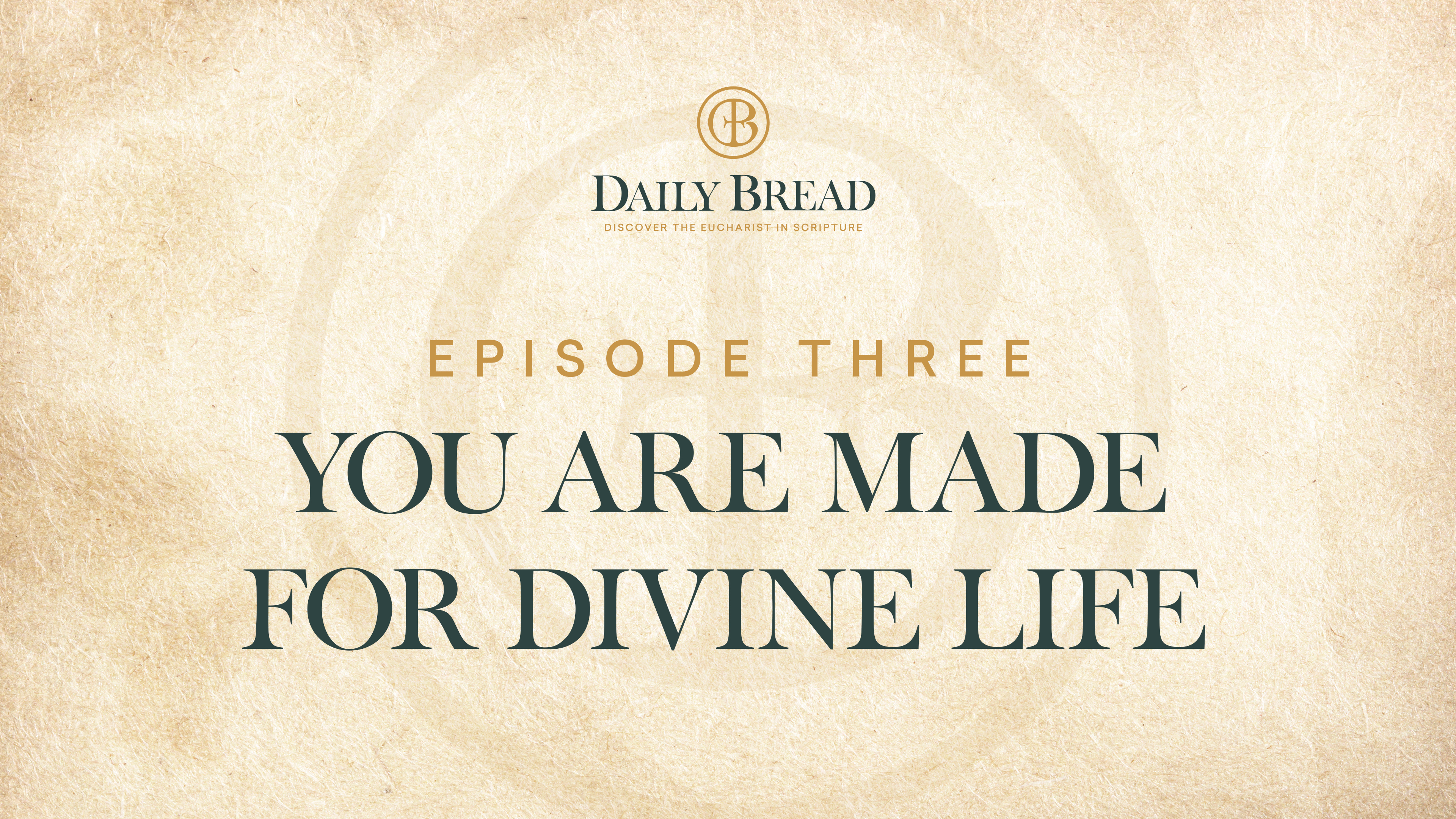 You Are Made for Divine Life | Daily Bread | Episode 3
