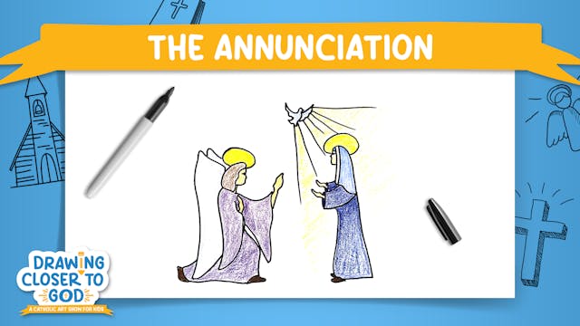 The Annunciation: Hail, Mary | Drawin...