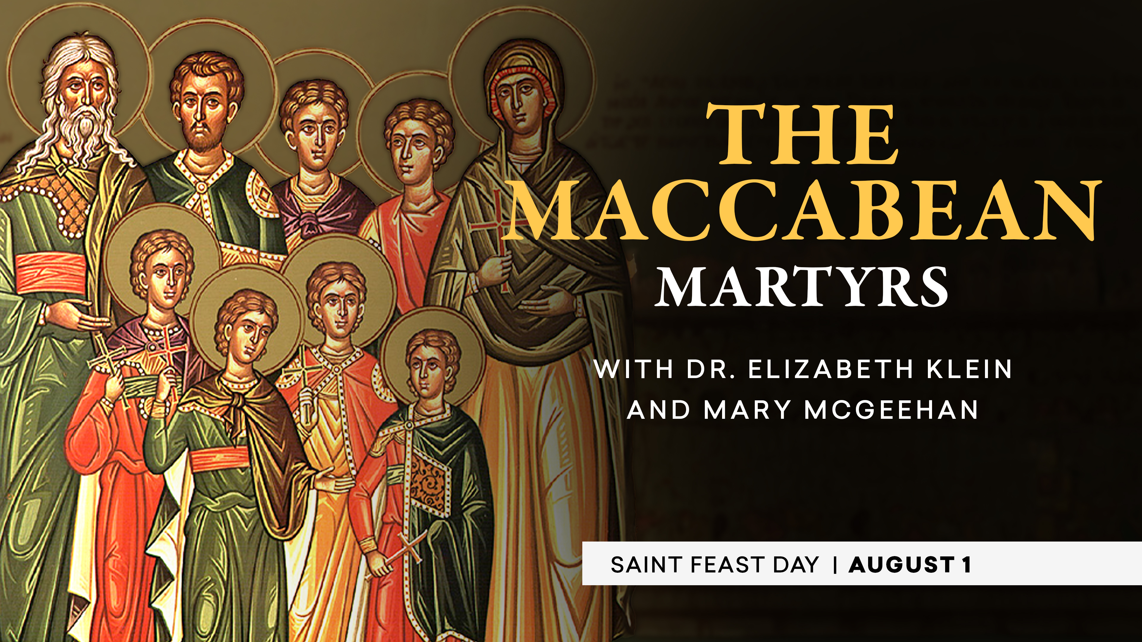 The Maccabean Martyrs | Catholic Saints