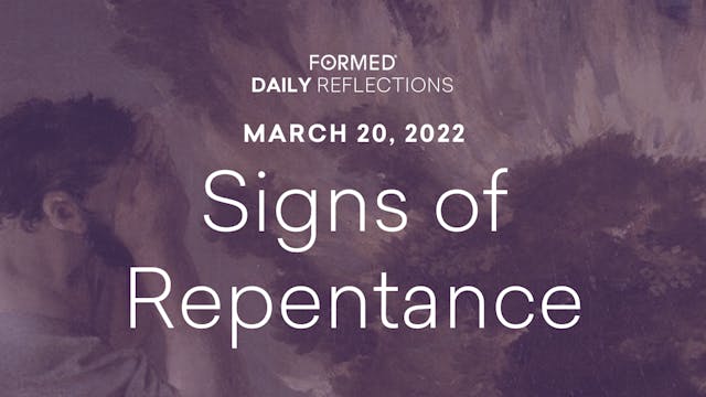 Lenten Daily Reflections – March 20, ...
